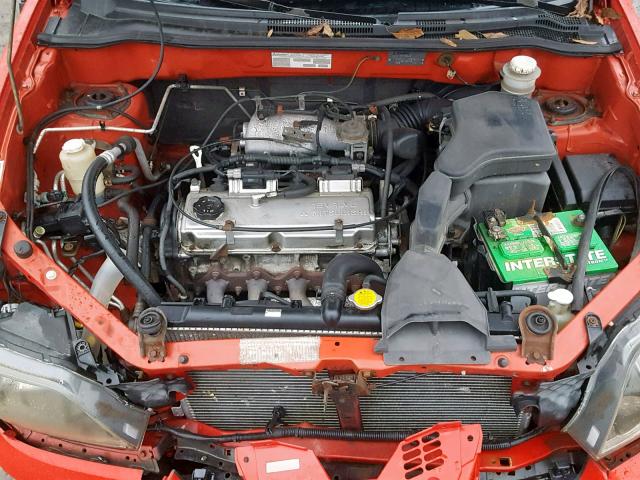 JA4LZ31G23U046971 - 2003 MITSUBISHI OUTLANDER RED photo 7