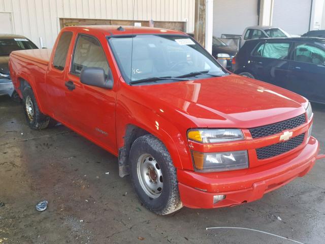 1GCCS196848153401 - 2004 CHEVROLET COLORADO RED photo 1