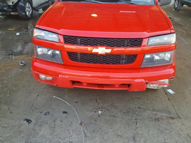 1GCCS196848153401 - 2004 CHEVROLET COLORADO RED photo 10