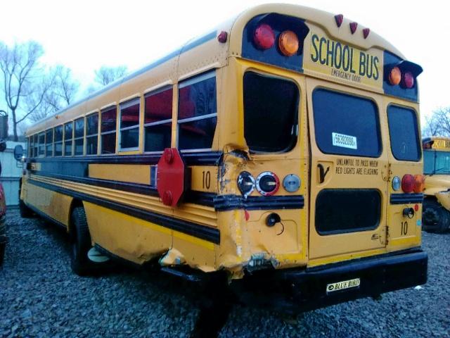 1BAKGC5H7BF281132 - 2011 BLUE BIRD SCHOOL BUS YELLOW photo 3