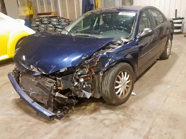 1C3EL56R23N593422 - 2003 CHRYSLER SEBRING LX BLUE photo 2