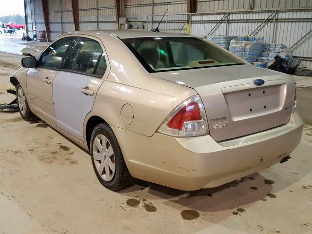 3FAHP06Z38R128609 - 2008 FORD FUSION S BEIGE photo 3