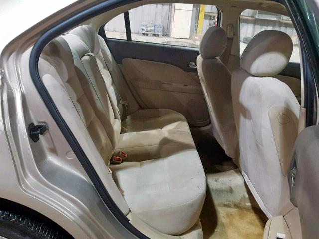 3FAHP06Z38R128609 - 2008 FORD FUSION S BEIGE photo 6