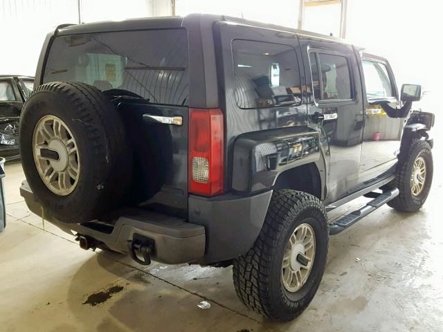 5GTDN136568161939 - 2006 HUMMER H3 BLACK photo 4