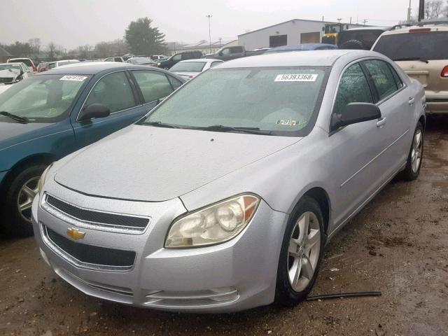 1G1ZA5E11BF170475 - 2011 CHEVROLET MALIBU LS 银色 照片 2