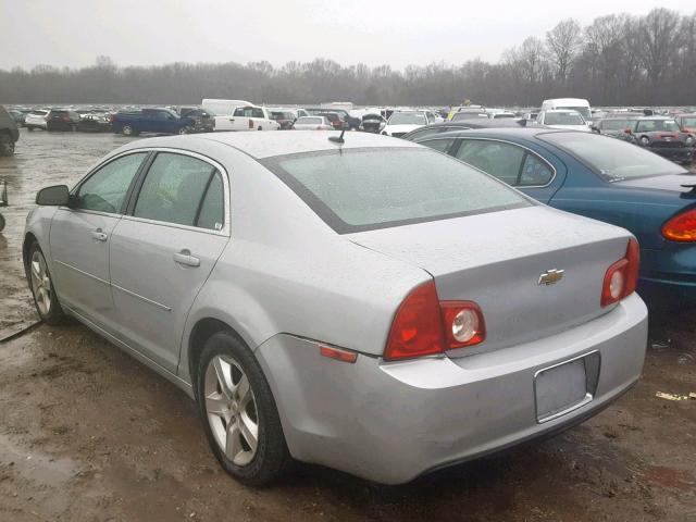 1G1ZA5E11BF170475 - 2011 CHEVROLET MALIBU LS 银色 照片 3