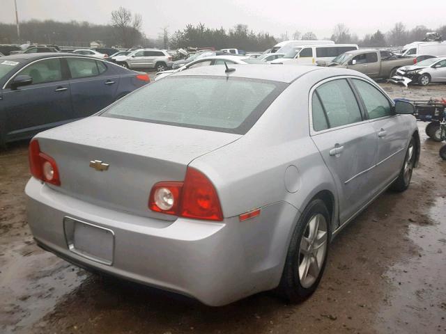 1G1ZA5E11BF170475 - 2011 CHEVROLET MALIBU LS 银色 照片 4