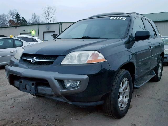 2HNYD18842H526096 - 2002 ACURA MDX TOURIN BLACK photo 2