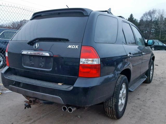 2HNYD18842H526096 - 2002 ACURA MDX TOURIN BLACK photo 4