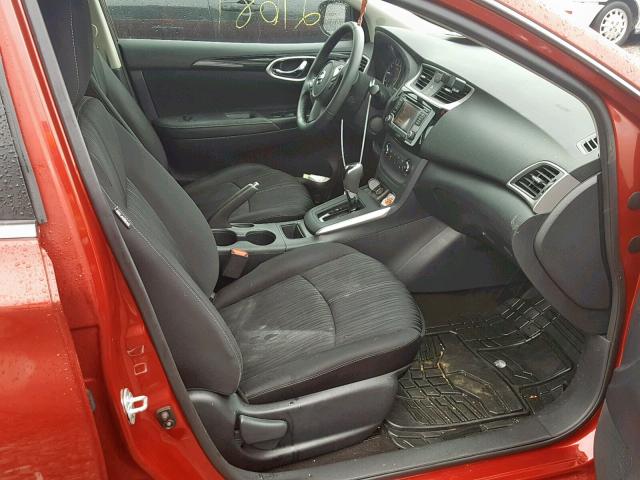 3N1AB7AP3GY259314 - 2016 NISSAN SENTRA S RED photo 5