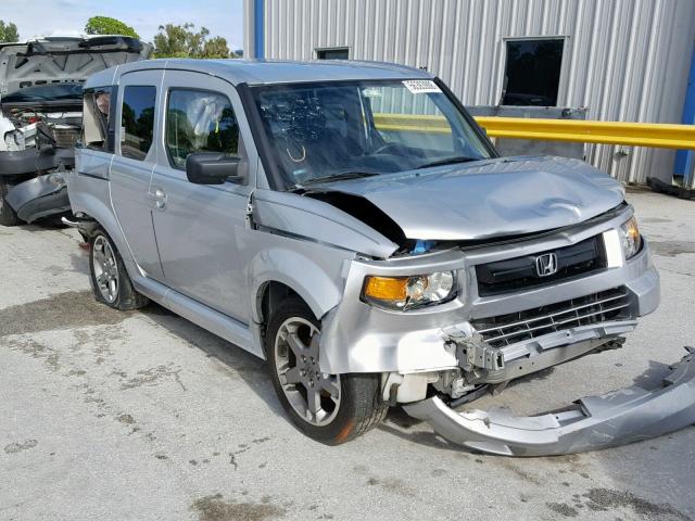 5J6YH18917L010480 - 2007 HONDA ELEMENT SC SILVER photo 1