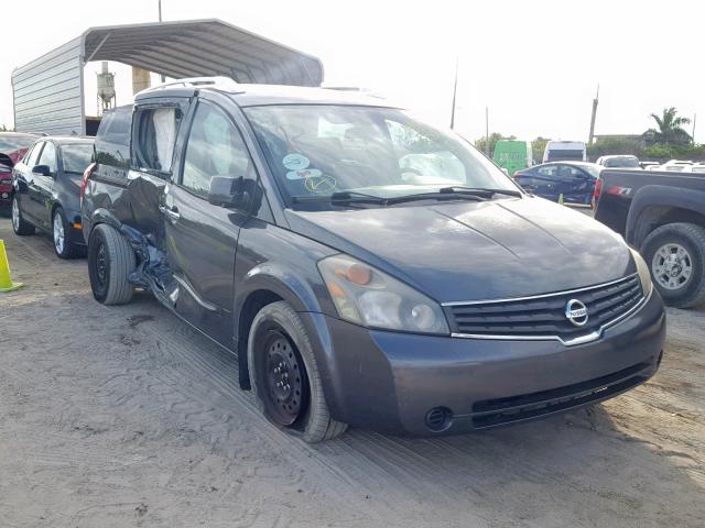 5N1BV28UX9N100860 - 2009 NISSAN QUEST S GRAY photo 1