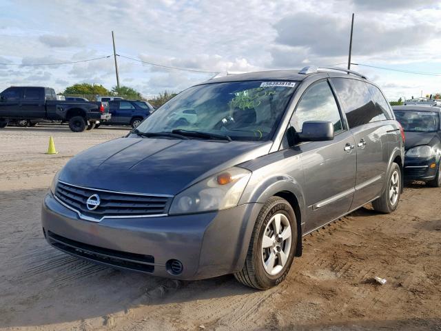 5N1BV28UX9N100860 - 2009 NISSAN QUEST S GRAY photo 2