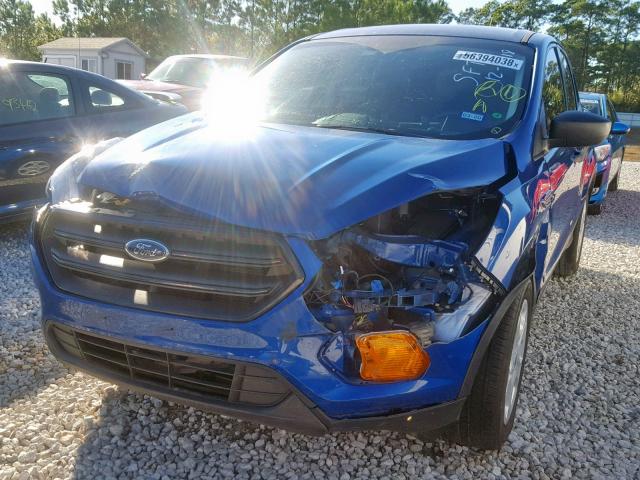 1FMCU0F70JUA71307 - 2018 FORD ESCAPE S BLUE photo 2