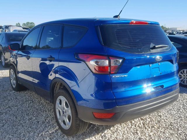 1FMCU0F70JUA71307 - 2018 FORD ESCAPE S BLUE photo 3