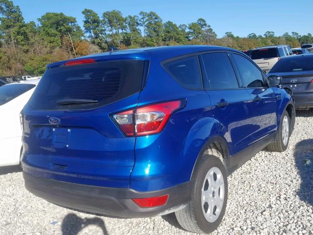 1FMCU0F70JUA71307 - 2018 FORD ESCAPE S BLUE photo 4