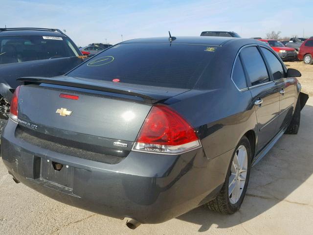 2G1WC5E33E1121921 - 2014 CHEVROLET IMPALA LIM BLACK photo 4