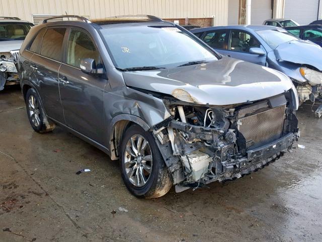 5XYKW4A20DG345558 - 2013 KIA SORENTO SX GRAY photo 1