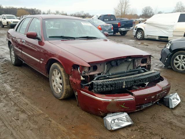 2MEHM75W94X612586 - 2004 MERCURY GRAND MARQ MAROON photo 1