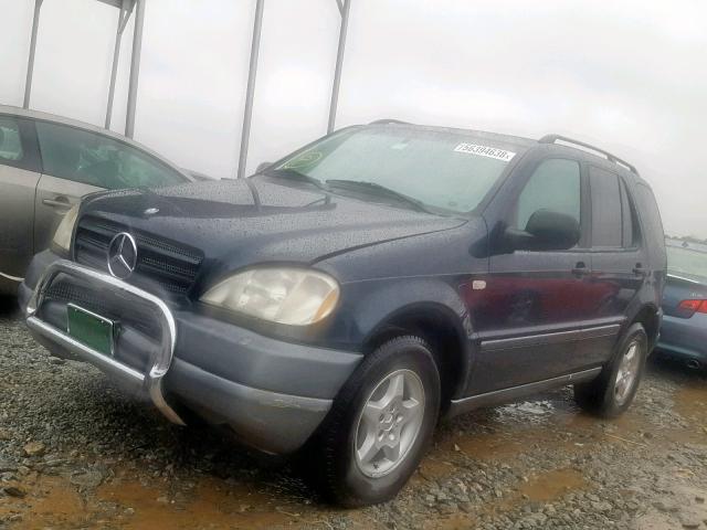 4JGAB54E1XA094259 - 1999 MERCEDES-BENZ ML 320 BLUE photo 2