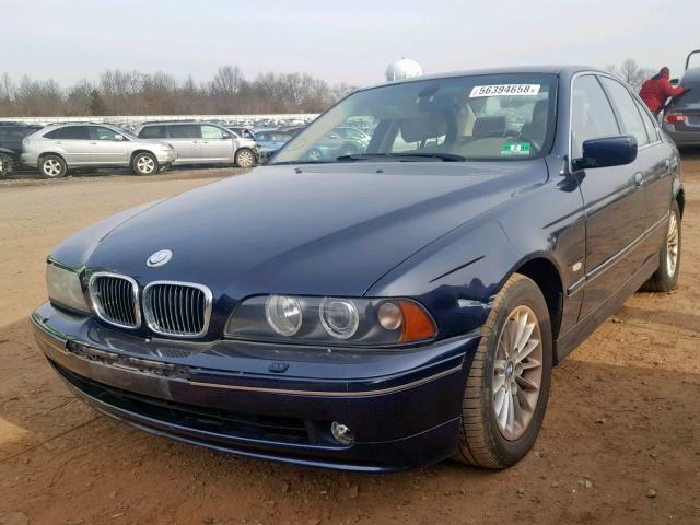 WBADN63453GS56566 - 2003 BMW 540 I AUTO BLUE photo 2