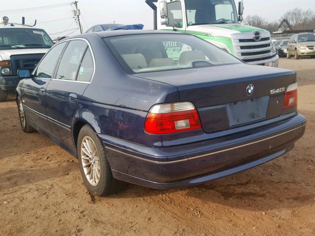 WBADN63453GS56566 - 2003 BMW 540 I AUTO BLUE photo 3