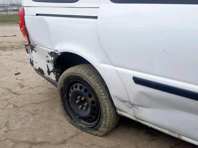 1GNDV23W48D136058 - 2008 CHEVROLET UPLANDER L თეთრი ფოტო 9