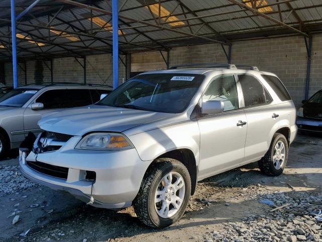 2HNYD18895H538782 - 2005 ACURA MDX TOURIN SILVER photo 2