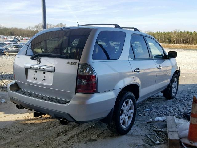 2HNYD18895H538782 - 2005 ACURA MDX TOURIN SILVER photo 4