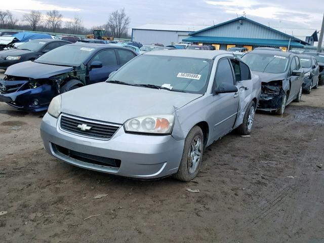 1G1ZS58N88F148655 - 2008 CHEVROLET MALIBU LS 银色 照片 2