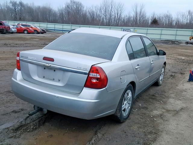 1G1ZS58N88F148655 - 2008 CHEVROLET MALIBU LS 银色 照片 4