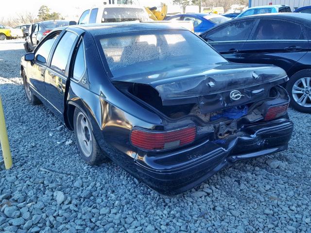 1G1BN52P6RR152500 - 1994 CHEVROLET CAPRICE CL BLACK photo 3