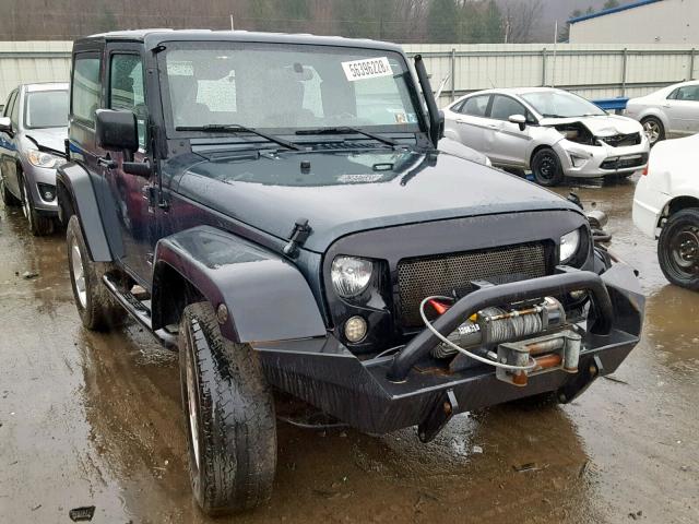 1J4FA24107L149341 - 2007 JEEP WRANGLER X BLACK photo 1