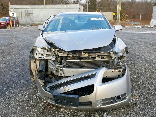 1G1ZK57798F183725 - 2008 CHEVROLET MALIBU LTZ SILVER photo 9