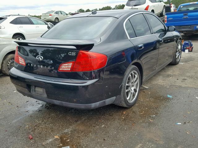 JNKCV51E94M608800 - 2004 INFINITI G35 BLACK photo 4