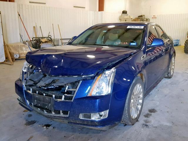 1G6DP5E37C0125582 - 2012 CADILLAC CTS PREMIU BLUE photo 2