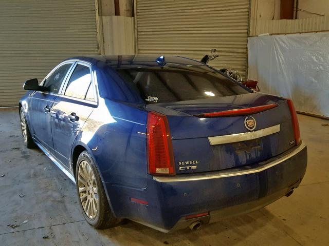 1G6DP5E37C0125582 - 2012 CADILLAC CTS PREMIU BLUE photo 3