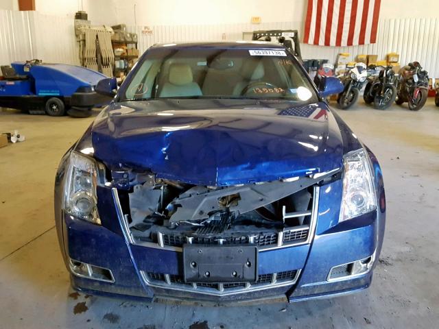 1G6DP5E37C0125582 - 2012 CADILLAC CTS PREMIU BLUE photo 9