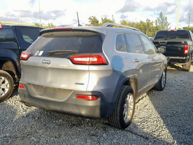 1C4PJLCB4GW179452 - 2016 JEEP CHEROKEE L GRAY photo 4