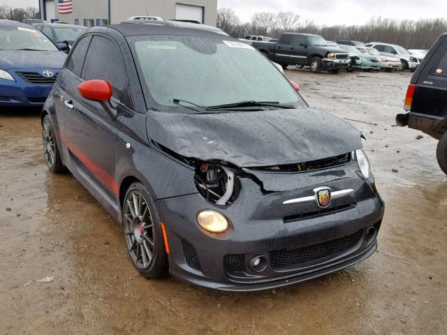 3C3CFFJH4DT714441 - 2013 FIAT 500 ABARTH BLACK photo 1