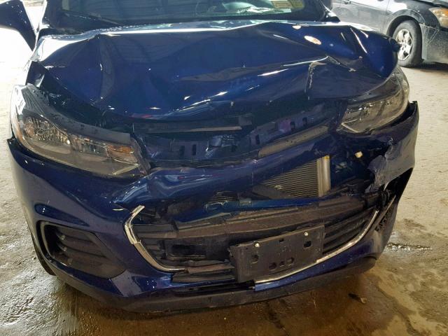 3GNCJNSB3HL178870 - 2017 CHEVROLET TRAX LS BLUE photo 9