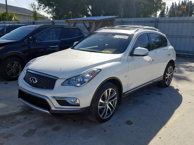 JN1BJ0RP9GM235671 - 2016 INFINITI QX50 WHITE photo 2