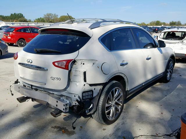 JN1BJ0RP9GM235671 - 2016 INFINITI QX50 WHITE photo 4