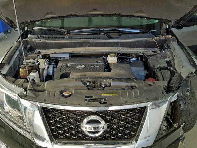 5N1AR2MM4GC625329 - 2016 NISSAN PATHFINDER BLACK photo 7