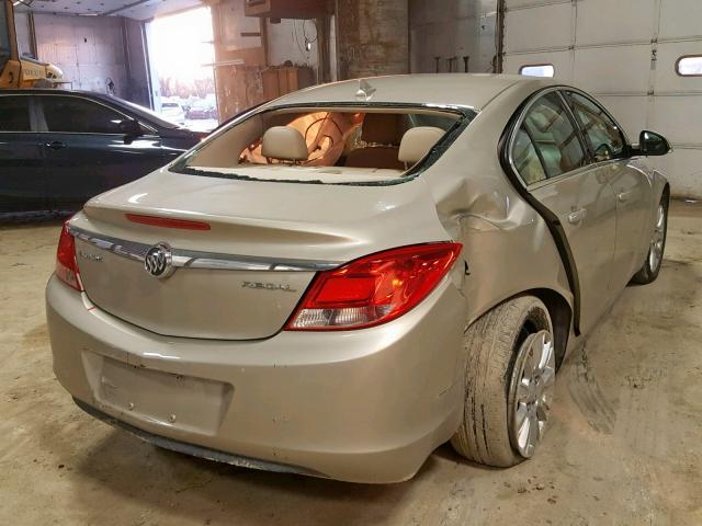 2G4GR5ER2D9239694 - 2013 BUICK REGAL TAN photo 4