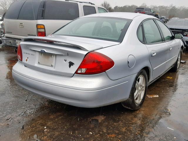 1FAFP55S72A257172 - 2002 FORD TAURUS SES SILVER photo 4
