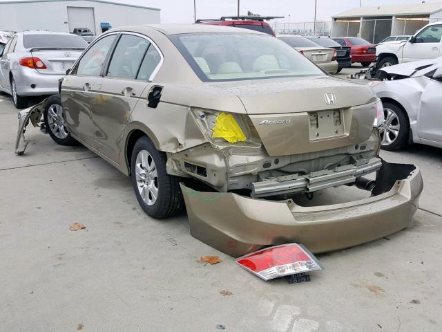 1HGCP26459A144361 - 2009 HONDA ACCORD LXP GOLD photo 3