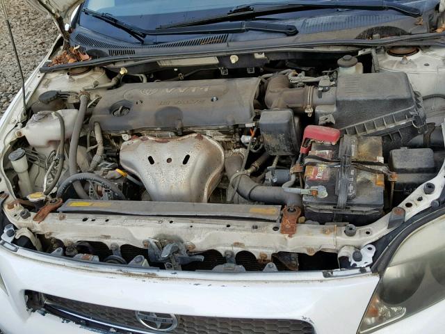 JTKDE177X70169361 - 2007 TOYOTA SCION TC თეთრი ფოტო 7