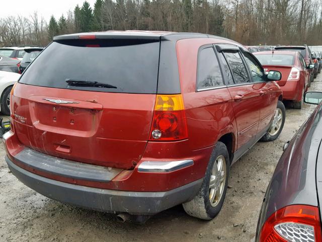 2C8GM68425R409075 - 2005 CHRYSLER PACIFICA T RED photo 4