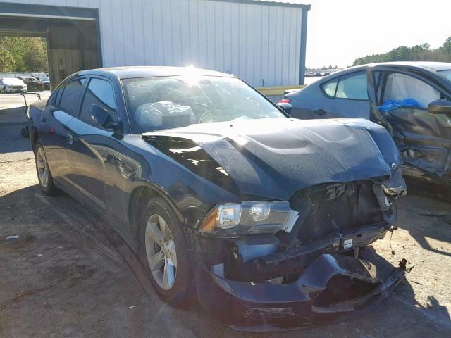 2C3CDXHG0CH230234 - 2012 DODGE CHARGER SX BLACK photo 1